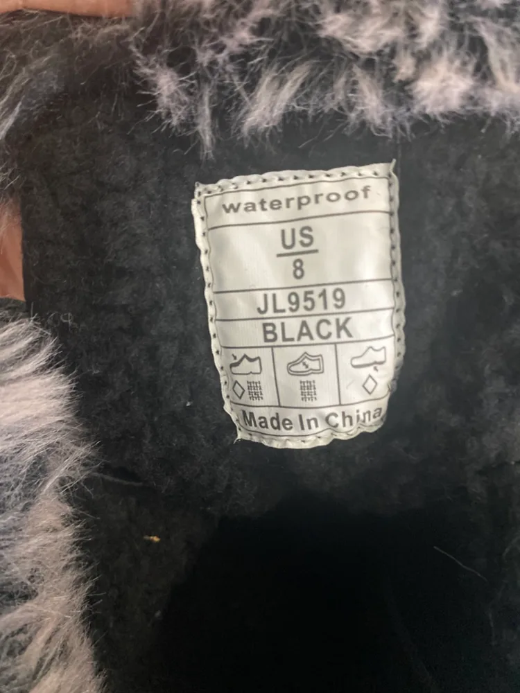 Black Winter Boot (Mid-Knee Fur,Long, Waterproof) image indicator(3)