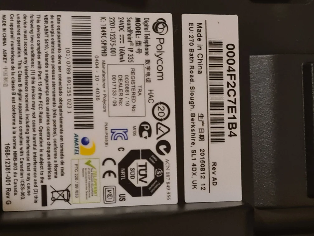 Polycom HD Voice IP Phone image indicator(2)