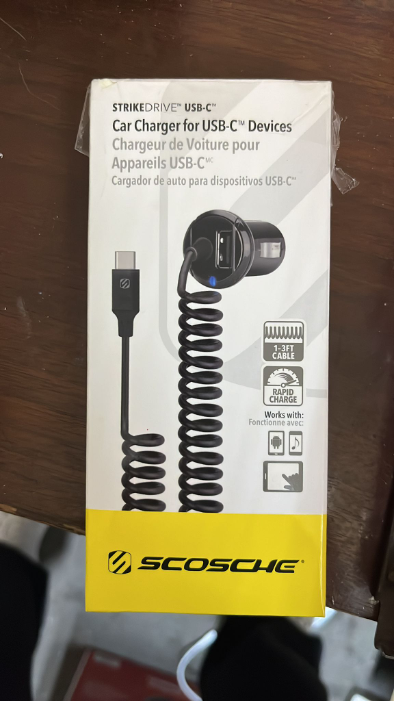 Scosche Strikdrive USB-C Car Charger