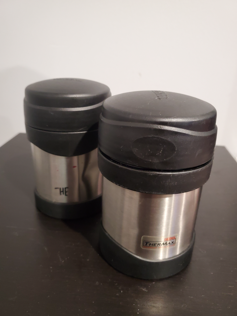 Set of (2) Thermamax Insulated Steel Vacuum Seal Thermos - photo 2