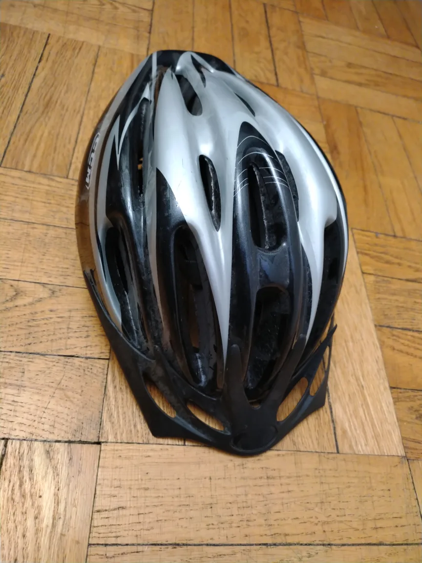 Bell Bicycle Helmet - Black and Silver image indicator(2)