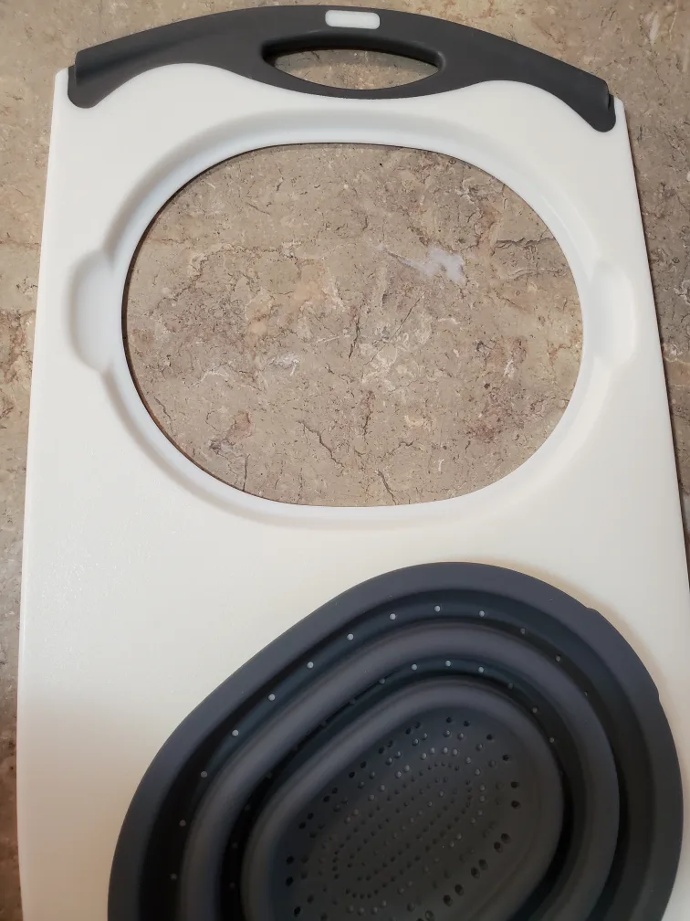 Dexas Over-The-Sink Strainer/Cutting Board image indicator(3)