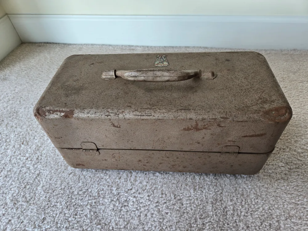 Vintage My Buddy Metal Tackle Box image indicator(9)