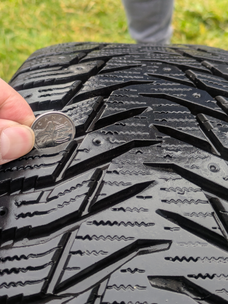4x Winter Tires on Steel Rims Mazda 5 2006 - photo 2
