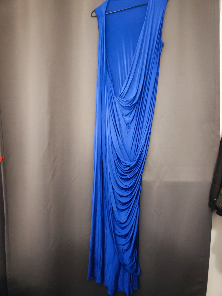 Greta Constantine Blue Maxi Dress