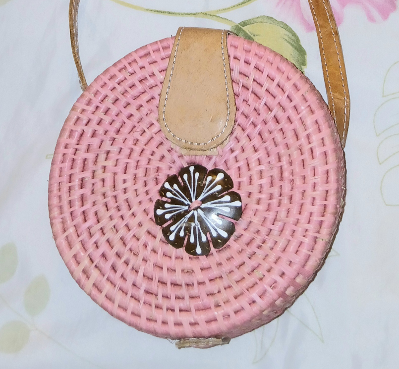 Round Woven Rafia bag
