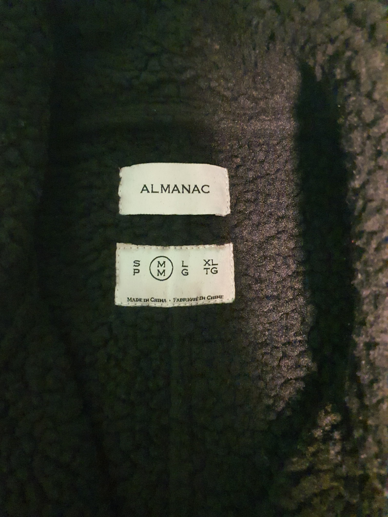 Almanac Black Shearling Jacket - photo 2