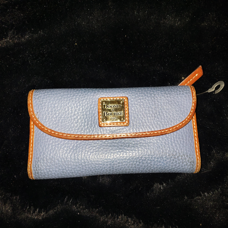 Dooney & Bourke Blue Leather Wallet
