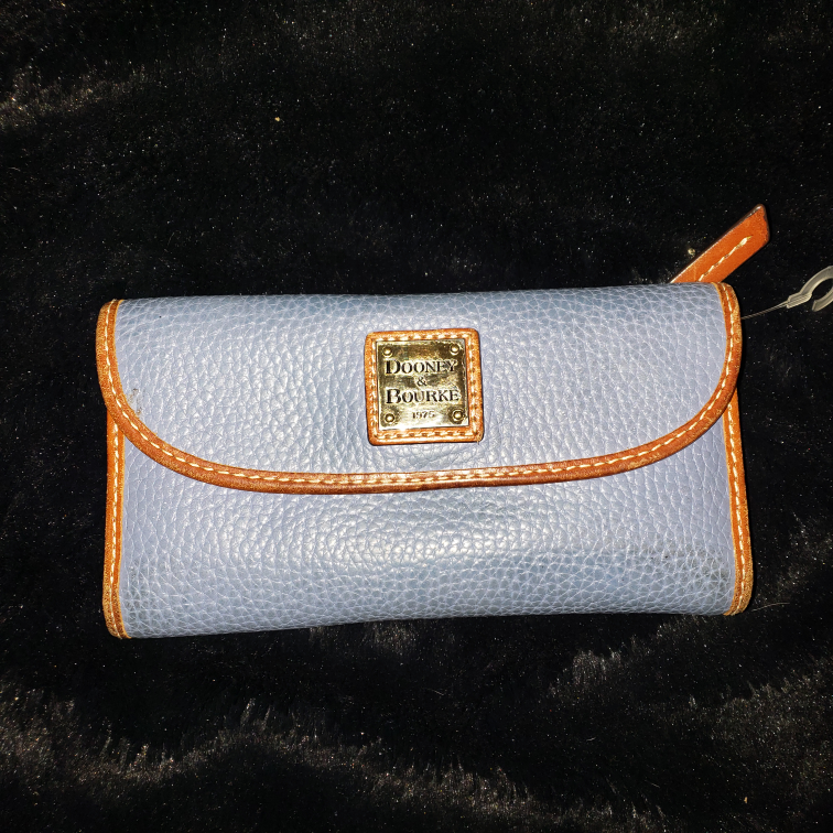Dooney & Bourke Blue Leather Wallet - photo 2