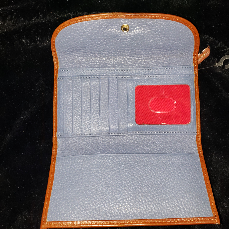 Dooney & Bourke Blue Leather Wallet - photo 3