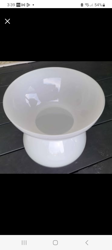 IKEA Vase XL Diabolo Anne Vintage opaline white 2 - photo 4