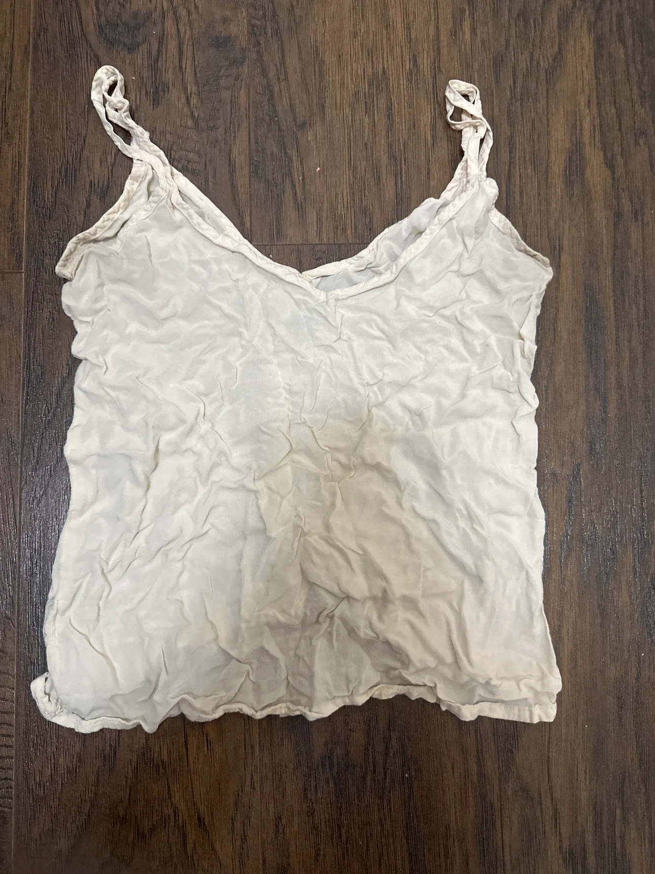 White Strappy Tank Top - Size XS thumbnail