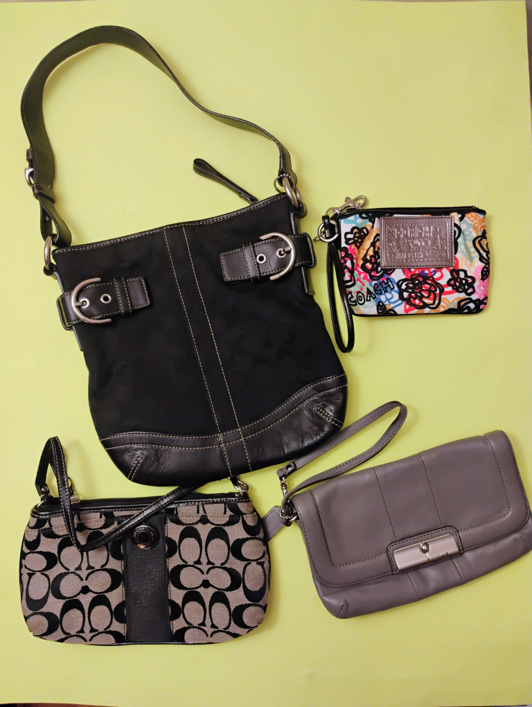 Coach Handbag Lot of 4
