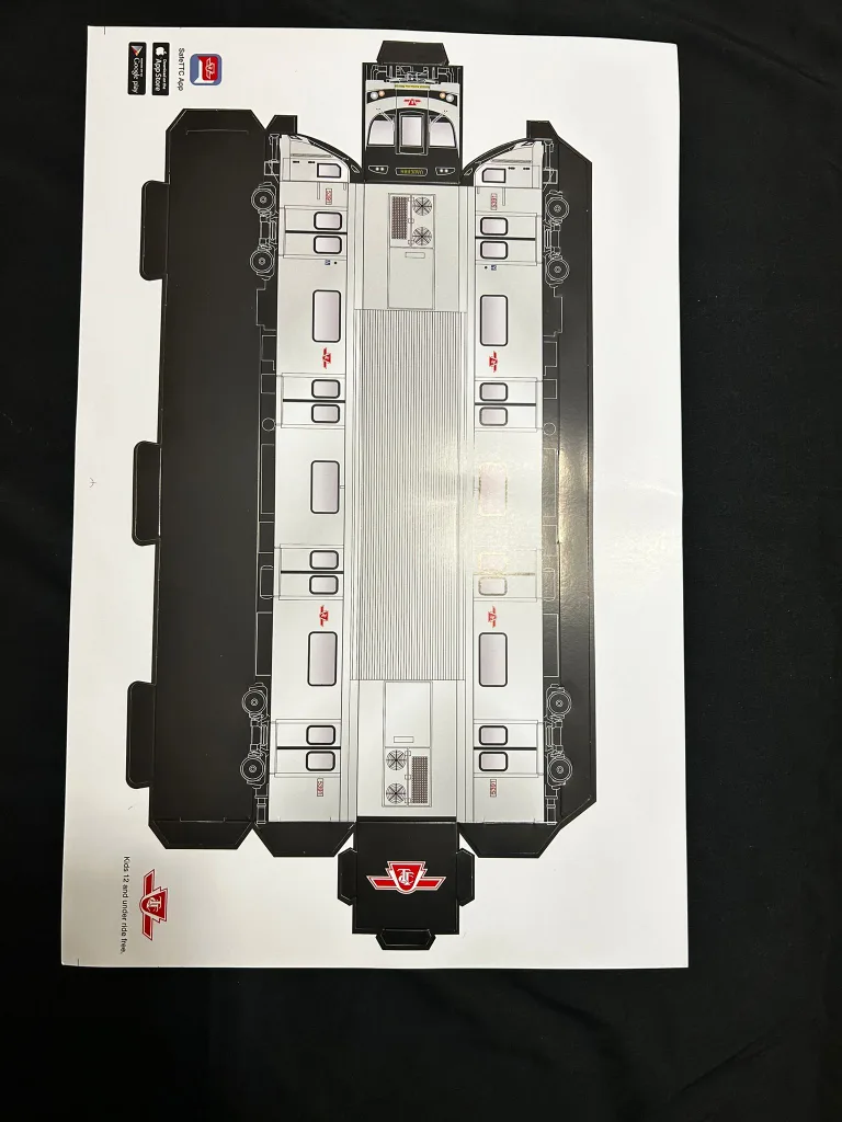 TTC Subway Paper Model/ TTC Train/ Christmas Gifts #ThriftyPicks image indicator(3)