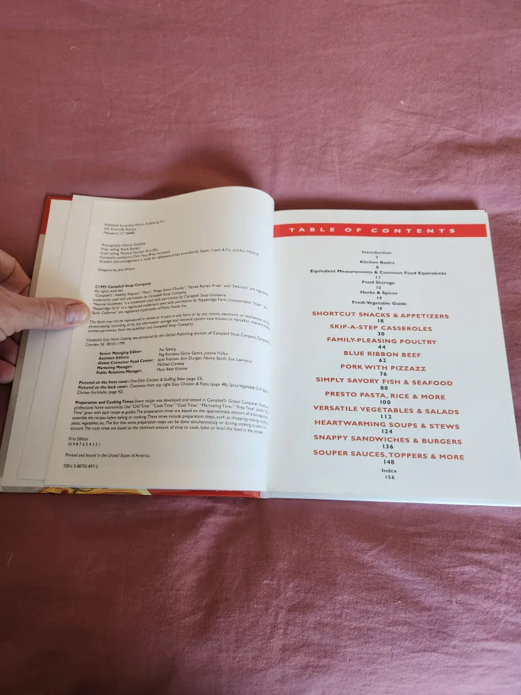 Campbell's Easy Home Cooking Cookbook image indicator(3)