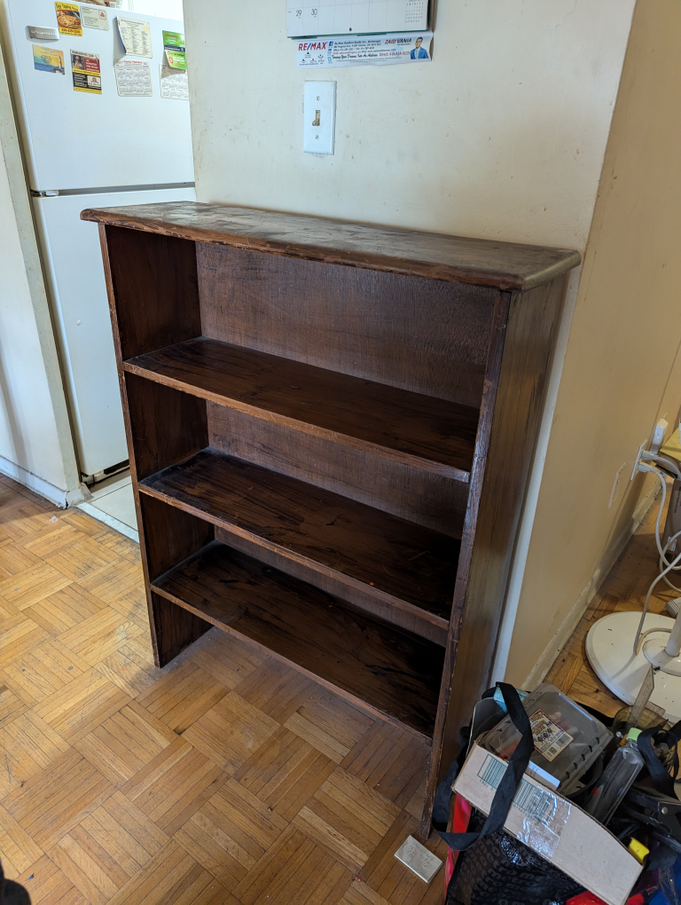 Wooden Bookshelf