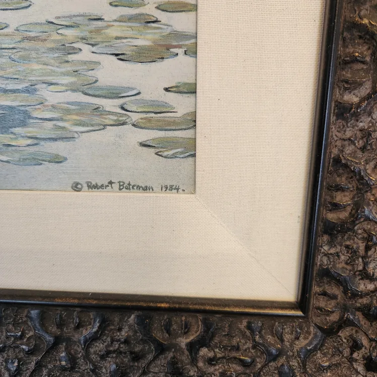 Set of 2 Framed Canadian Artist's Prints, brass label, image indicator(6)