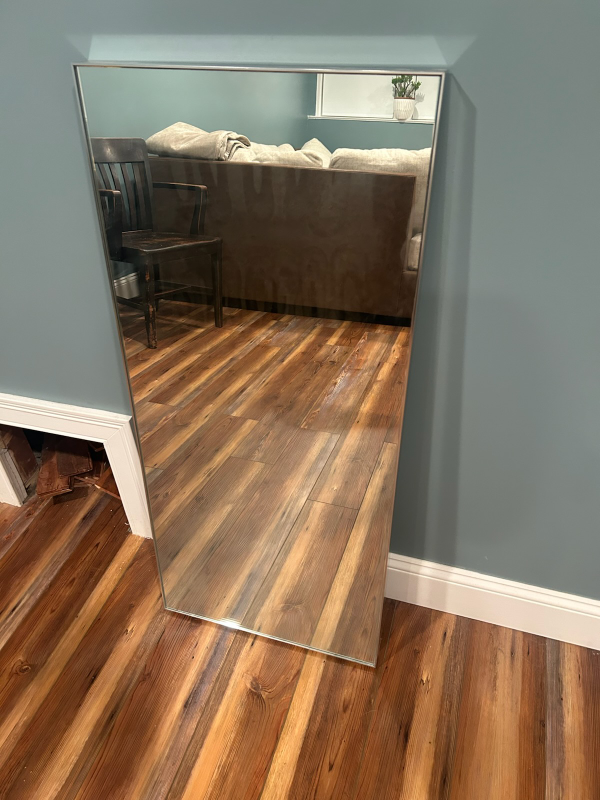 Mirror with Metal Frame