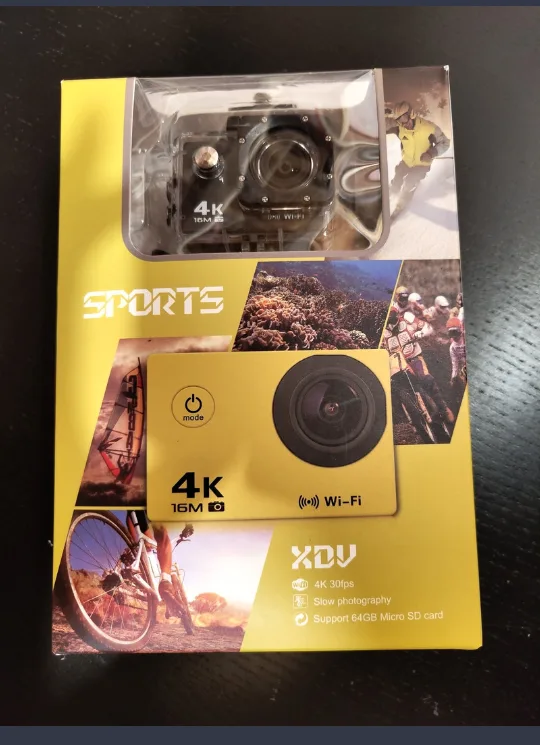 4K Sports Camera with Wi-Fi 16mp camcoder like gopro thumbnail
