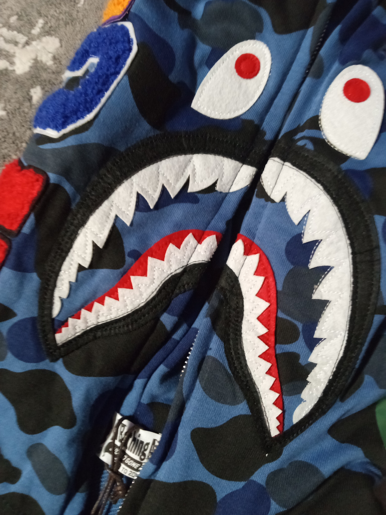 Blue Bape hoodie - photo 3