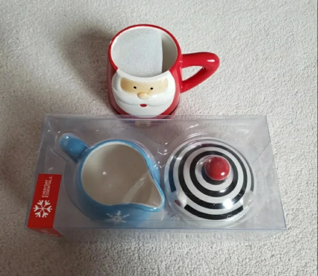 🆕Santa Mug and Xmas Creamer Set image indicator(2)