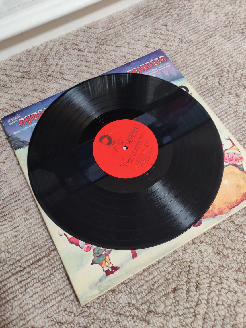 Vintage - Rudolph the Red-Nosed Reindeer - LP Record - photo 3