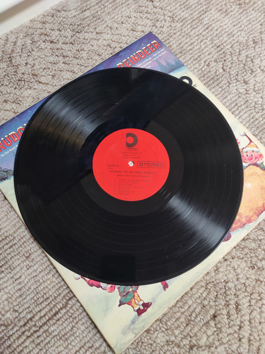 Vintage - Rudolph the Red-Nosed Reindeer - LP Record - photo 4