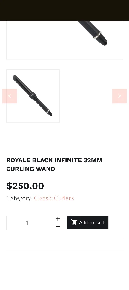 Royale Grande Curler 32mm Curling Wand image indicator(3)