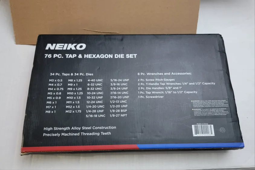 NEIKO 00908A SAE and Metric Tap and Die Set image indicator(2)