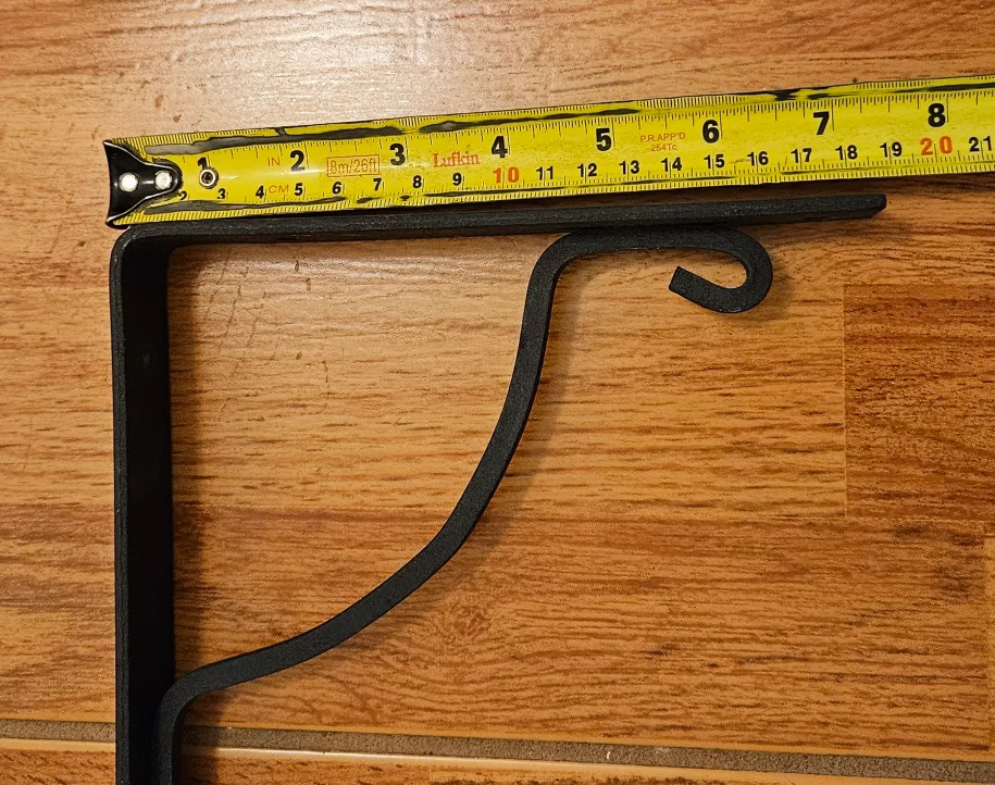 Black Metal Shelf Brackets image indicator(2)