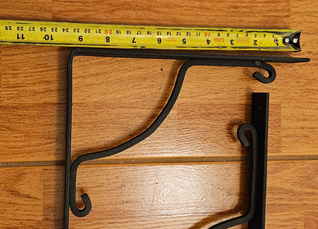 Black Metal Shelf Brackets image indicator(3)