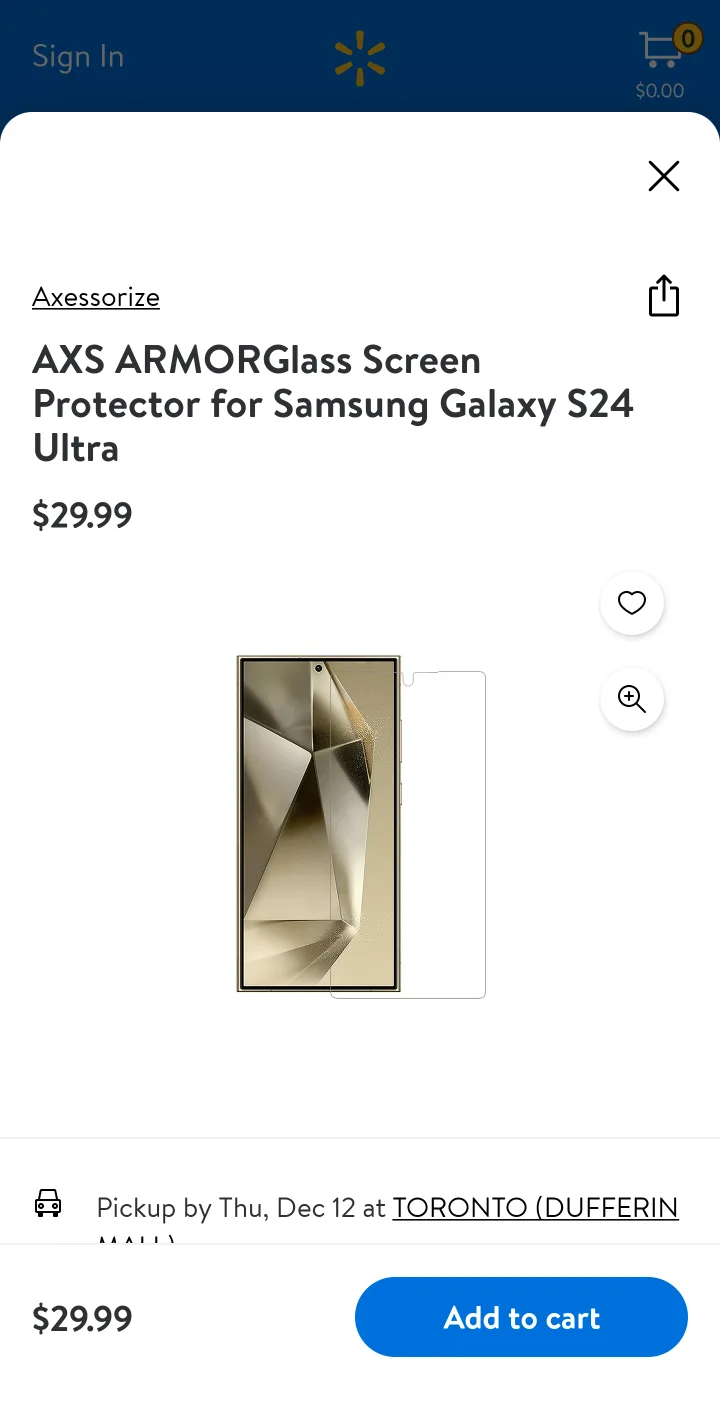 AXS ARMORglass Screen Protector for Samsung Galaxy S24 Ultra image indicator(3)