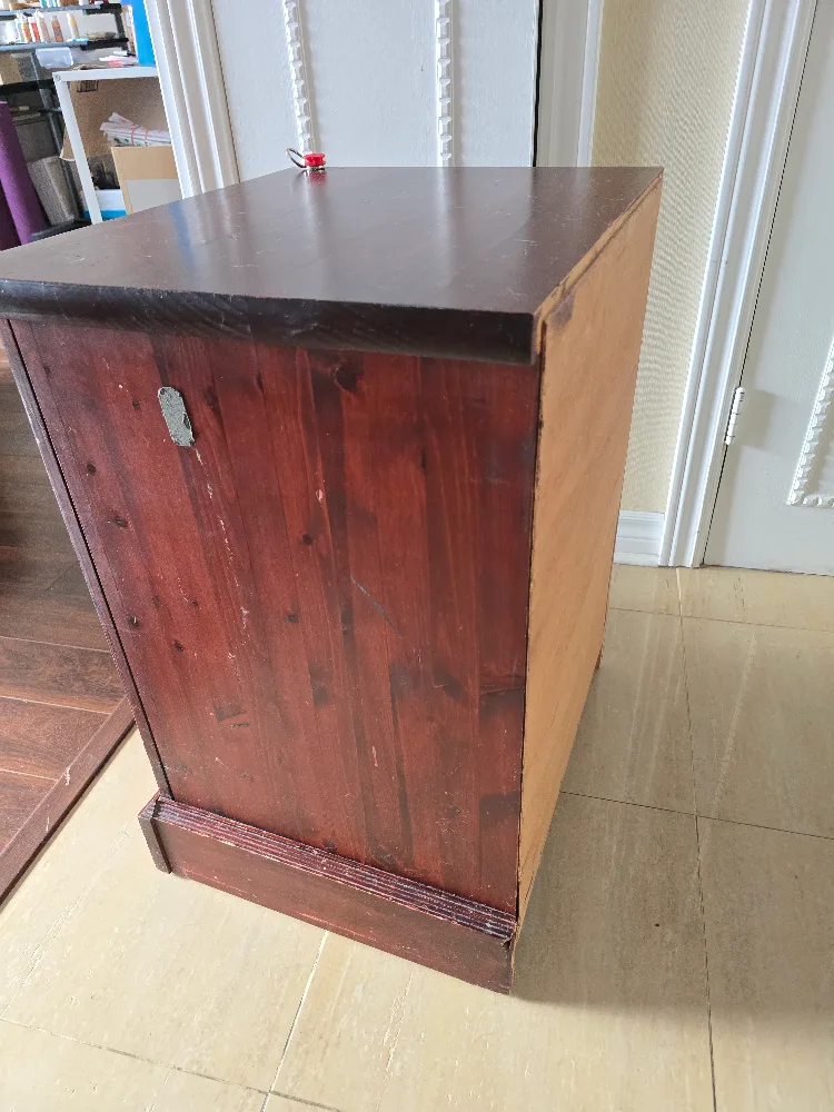 Wooden Nightstand image indicator(4)