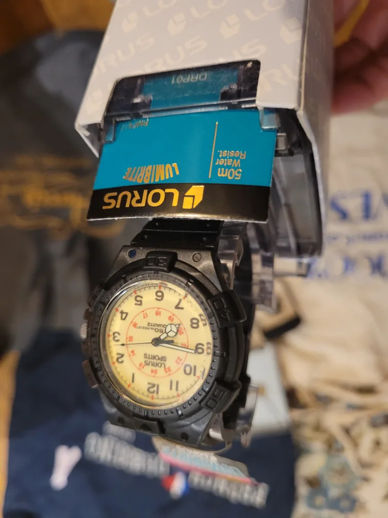 Lorus Sports Watch with Lumibrite or amethyst pendant image indicator(3)