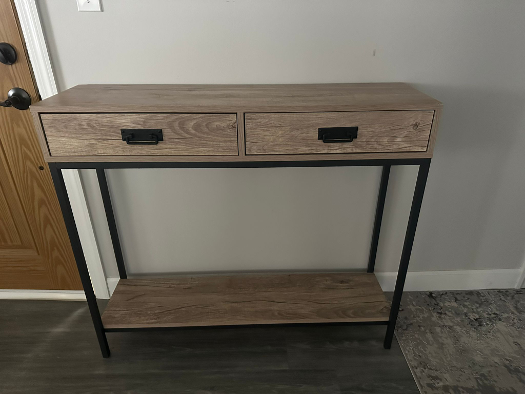 Console Table with Two Drawers