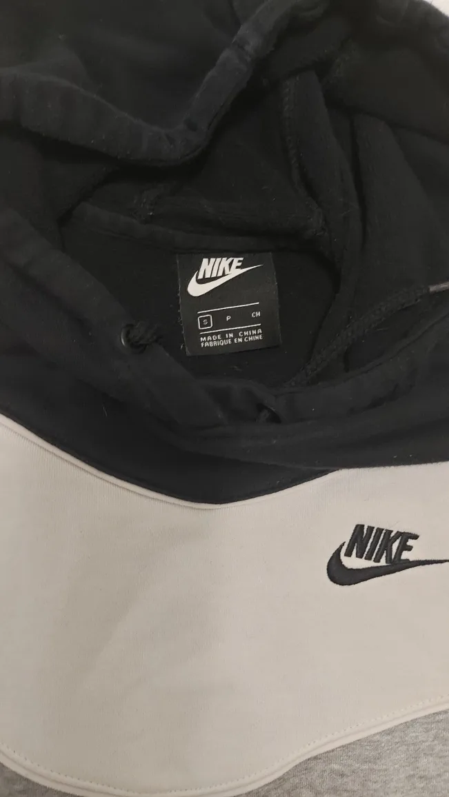 Nike Grey Colour Block Hoodie image indicator(2)