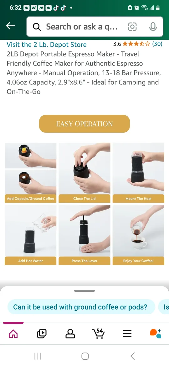 Portable Espresso Maker image indicator(2)