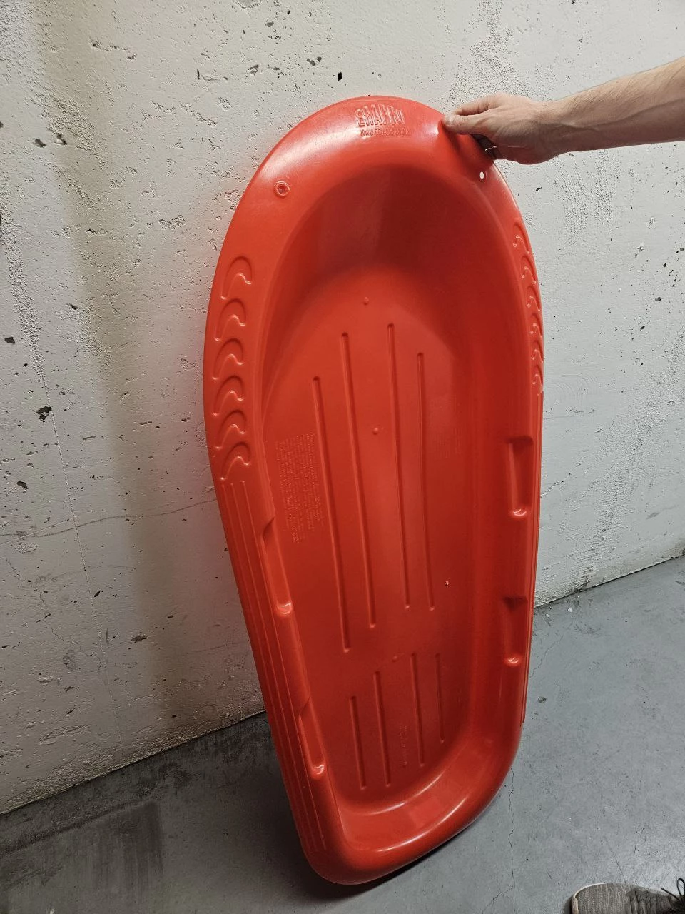 Red Plastic Sled - photo 2