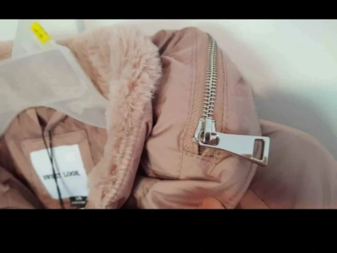 NEW Pink puffer winter jacket coat image indicator(4)