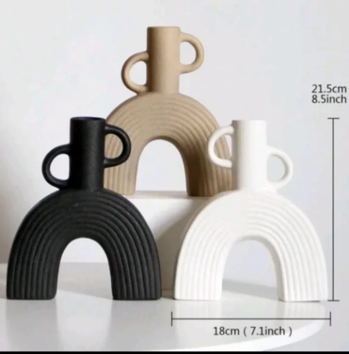 #freecycle Ceramic Rainbow Vase image indicator(4)