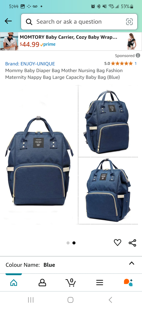 diaper bag