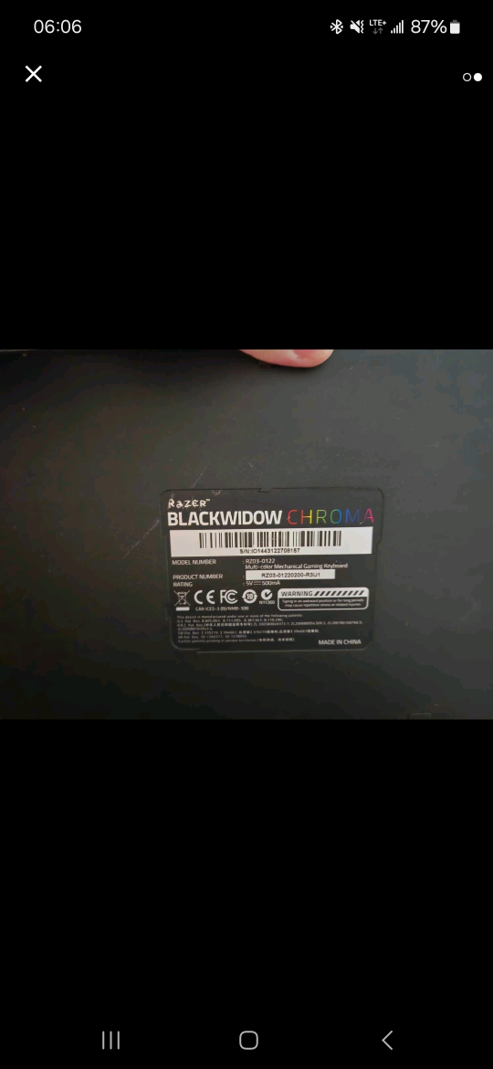 Razer Blackwidow Keyboard- NEED GONE ASAP - photo 2