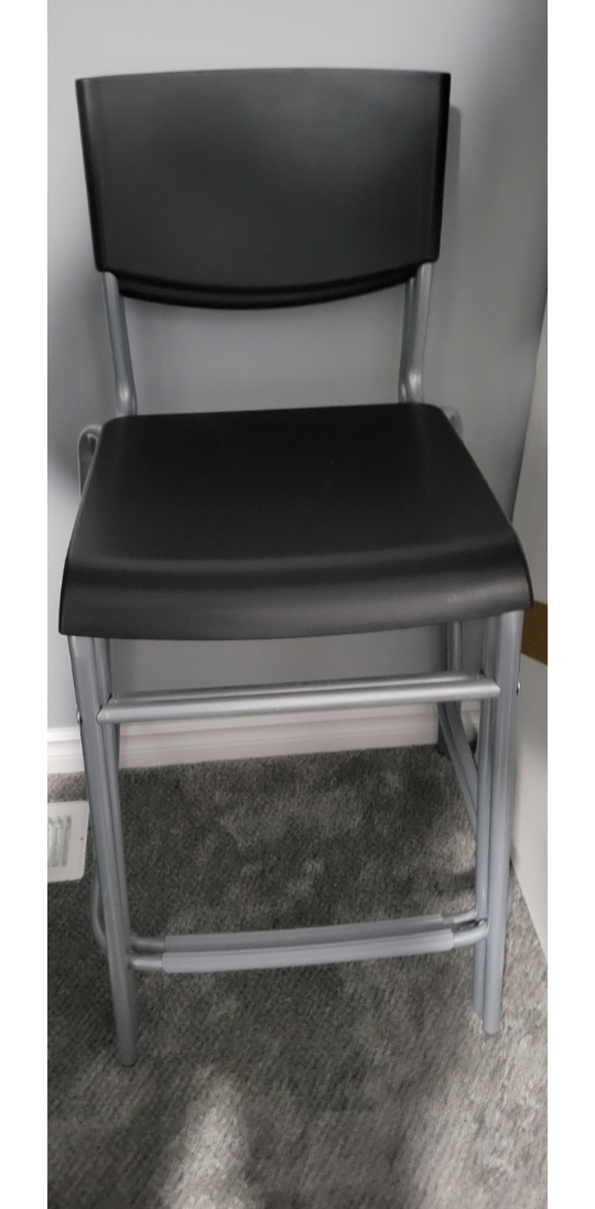 2 IKEA Black Bar Stool - photo 2