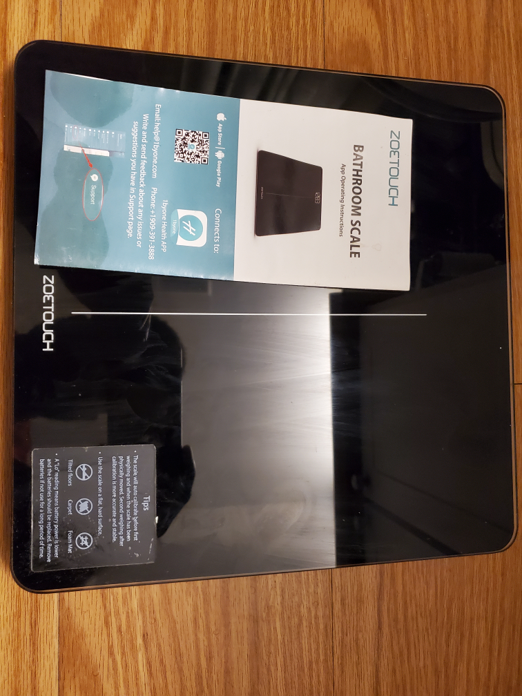 MOVING SALE - ZOETOUCH Digital Bathroom Scale - photo 2