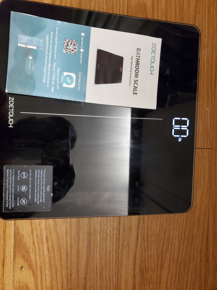 MOVING SALE - ZOETOUCH Digital Bathroom Scale - photo 3