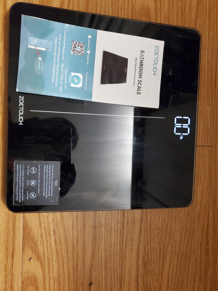 MOVING SALE - ZOETOUCH Digital Bathroom Scale - photo 4
