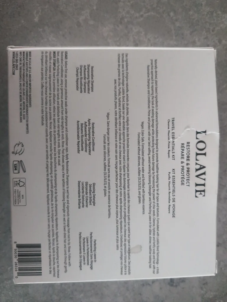 Lolavie 4-piece Haircare Travel Essentials Kit image indicator(2)