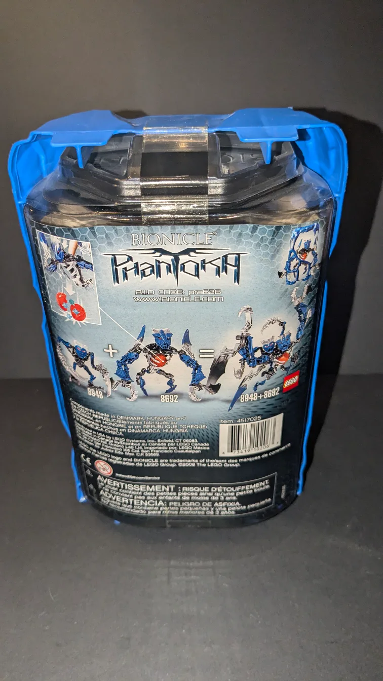 RARE LEGO Bionicle 8692 - Phantoka - Vamprah - NIB - NRFB image indicator(4)