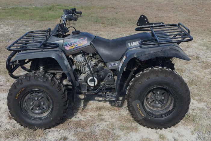 Yamaha Big Bear 350 ATV  and Exhaust