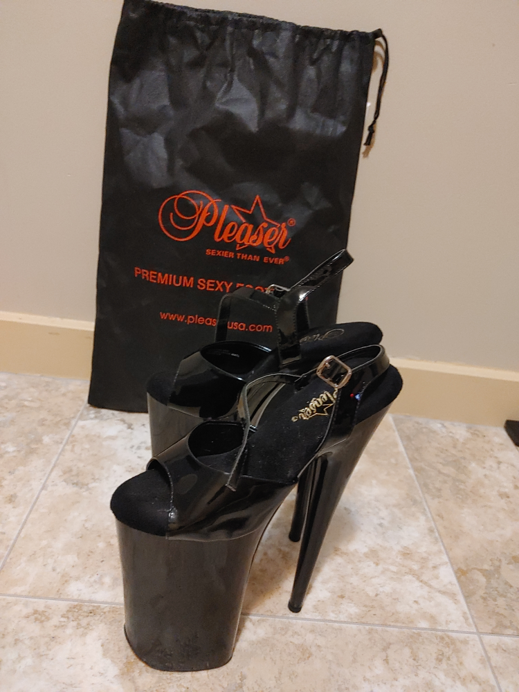 Pleaser 6inch Black Platform stilettos
